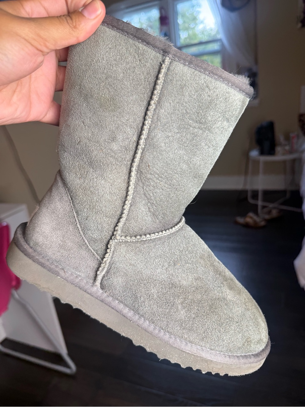 🤍 UGG Australia Classic‎ Short II Boots – Grey Sheepskin - Picture 16 of 16